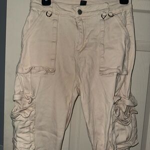Windsor Cream Cargo Joggers